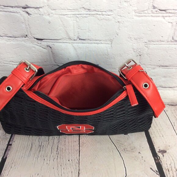 Alan Stuart NC State Wolfpack Mesh Handbag/Purse W/Embroidered Logo Tailgating - Picture 2 of 8